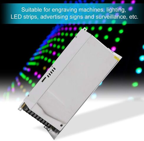 460W 46V 10A Switching Power Supply, Galvanized Aluminum Shell for Engraving Machine, Stable for LED Strips, Lighting, Advertising Signs, Surveillance in Kuwait