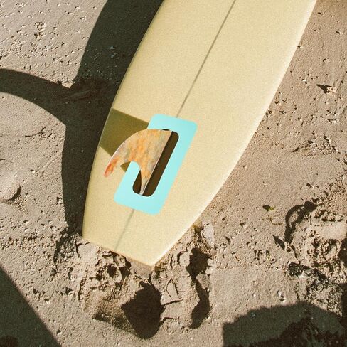 Milisten Surfboard Fin Slot Connector Patch 9 بوصة مجداف زعنفة مربع قاعدة إصلاح كيت المحمولة اتصال التصحيح لملحقات لوحة مجداف قوي ومقاوم للماء in Kuwait