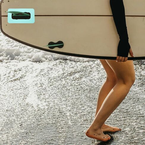 Milisten Surfboard Fin Slot Connector Patch 9 بوصة مجداف زعنفة مربع قاعدة إصلاح كيت المحمولة اتصال التصحيح لملحقات لوحة مجداف قوي ومقاوم للماء in Kuwait