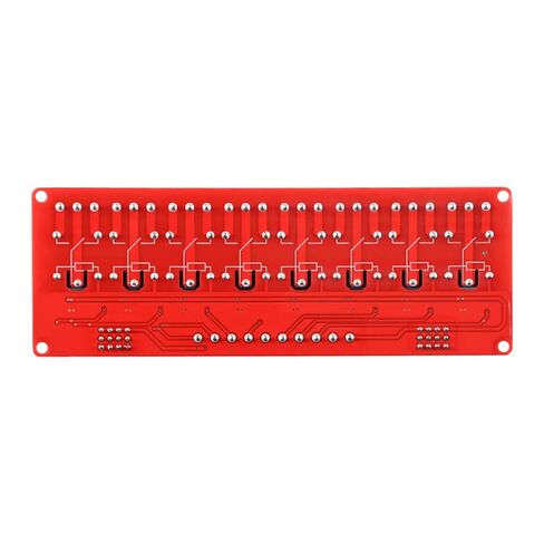 وحدة مرحل Optocoupler 8 قنوات 24 فولت 10A/250 فولت تيار متردد 2-5mA مشغل منخفض 0-8 فولت عالي 8.5-30 فولت متوافق مع عزل Arduino PLC 5kV in Kuwait