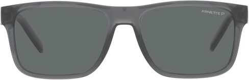 ARNETTE Man Sunglasses Matte Black Frame, Dark Green Lenses, 55MM in Kuwait