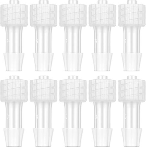 10 قطعة قفل Luer ذكر 1/4 "PP Luer قفل موصل خرطوم بارب تركيب عدة لأدوات تحليلية مختبرية معدات حوض السمك in Kuwait