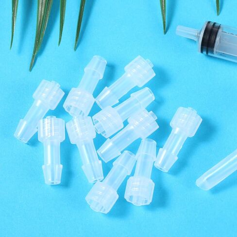 10 قطعة قفل Luer ذكر 1/4 "PP Luer قفل موصل خرطوم بارب تركيب عدة لأدوات تحليلية مختبرية معدات حوض السمك in Kuwait