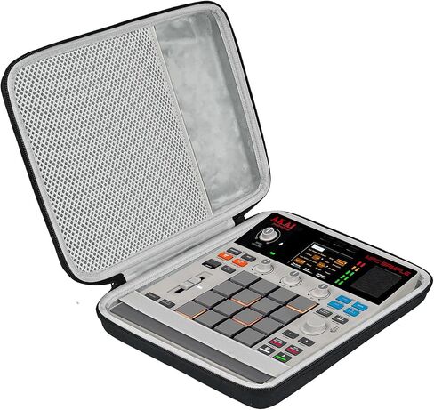 حقيبة سفر صلبة متوافقة مع جهاز أخذ العينات المحمول المستقل Akai Professional MPC، حقيبة حمل (رمادي-أسود) in Kuwait