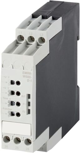 184779 EMR6-W500-D-1 - مرحلات مراقبة الطور متأخرة التشغيل والإيقاف 300-500 فولت تيار متردد 50/60 هرتز in Kuwait