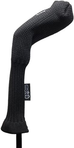 Majek All Hybrid غطاء الرأس لنادي الجولف أسود أنيق وضيق مناسب مجموعة غطاء الرأس 4-PW أغطية رأس أكريليك 4 5 6 7 8 9 PW من السهل رؤية أرقام مطرزة بيضاء كبيرة in Kuwait