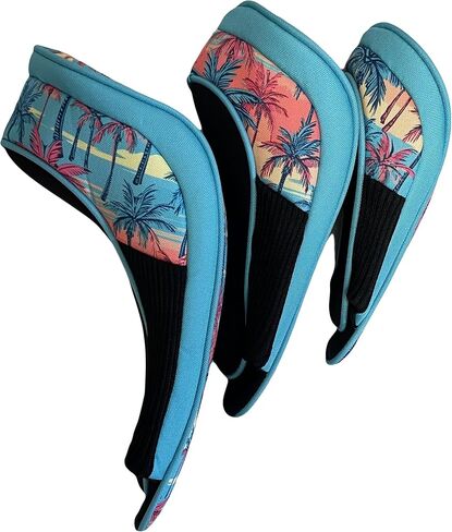 Birdie Babe Sunset Palms Head Covers Set of 3 in Kuwait