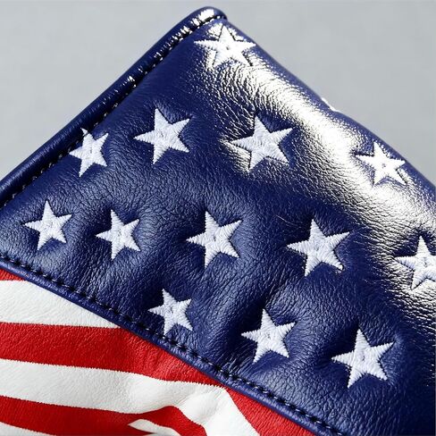 USA Mallet Putter Cover Headcover Magnetic Golf Head Covers Headcovers Club Protective Equipment for Scotty Cameron Odyssey Two Ball Taylormade Durable (USA Blade Putter) in Kuwait