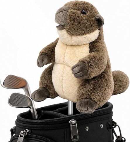 Funny Animal Golf Club Headcover, Plush Driver Headcover Fits Standard 460cc Driver, Unique Golf Gifts for Friends Men Women Golfers (Squirrel) in Kuwait
