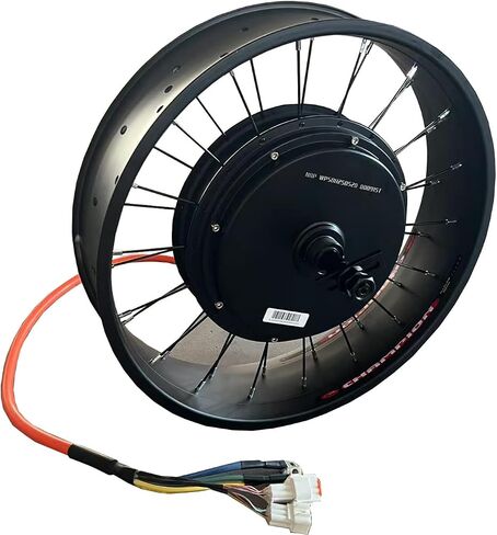 20x4.0 QS205 50H 190 مللي متر التسرب 3T/3.5T/4T/5T 72V QS 5000w الدهون دراجة محرك بمحور غير فرجوني عجلة للدراجة الكهربائية الدهون Ebike 60-100kph in Kuwait