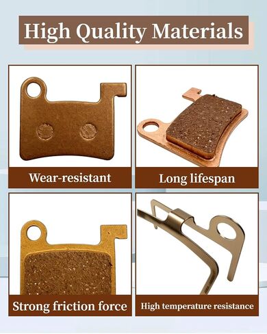 2PCS Brake Pads Fit for GT73/ Macfox X2/ Macfox X7 Electric Dirt Bike (Hydraulic Disc Brakes) Copper Metal Sintering Braking Disc Brake Pads in Kuwait