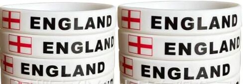 1 piece 2026 America Mexico Canada World Cup Football Braided Sports Silicon Wristband (England) in Kuwait