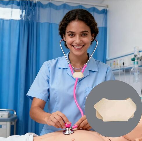 5Pcs Leather Stethoscope Name Tags | Premium Medical, Tube Tags, Healthcare Use, Personal Identification in Kuwait
