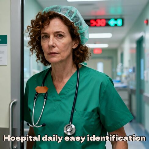 5Pcs Leather Stethoscope Name Tags | Premium Medical, Tube Tags, Healthcare Use, Personal Identification in Kuwait