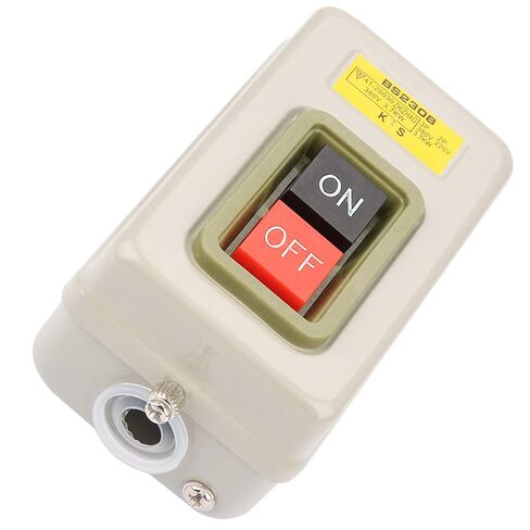 Selflocking 3.7kW AC 380 V Power Start Button Snap Switch BS230BSelf Locking 3P On/Off Power Push Button Switch AC 380V 3.7kW BS230B in Kuwait
