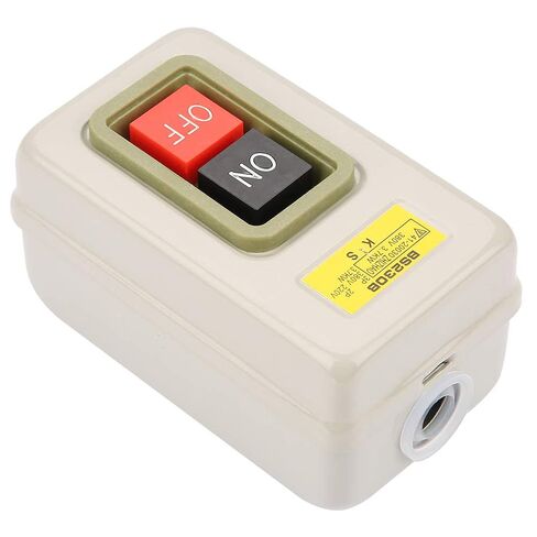 Selflocking 3.7kW AC 380 V Power Start Button Snap Switch BS230BSelf Locking 3P On/Off Power Push Button Switch AC 380V 3.7kW BS230B in Kuwait