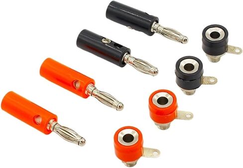 1male and Female J072 4mm Banana Plug Male and Female to Insert Connector Banana Pin DIY Model Parts(DVP02LC-SL) in Kuwait