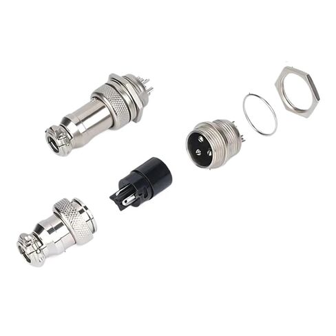 5/10/20 Set GX12 GX16 GX20 Male and Female Aviation Plug Sockets 2 3 4 5 6 7 8 9 10 12 14 15 Pin Circular Connectors for Cables(GX12,20Sets (Male Female),12P) in Kuwait