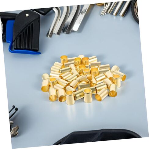 50pcs Metal Ferrule Kit Hose Fittings Compression Sleeves Tube Ferrules for Welding Hoses Air Oil Water Sprayer Tube Connectors in Kuwait