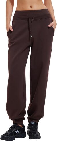 AFZ Women Baggy Sweatpants with Pockets Cotton Joggers Ankle Pants for Lounge Running Workout in Kuwait