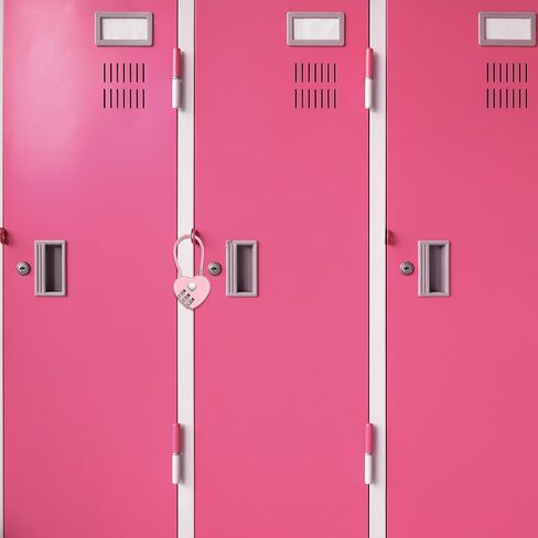3Pcs 3 Digit Combination Lock for Locker, Pink Heart Locker Lock, Mini Luggage Locks Cute Combo Locks for Backpack Luggage Lockers Jewelry Boxes in Kuwait