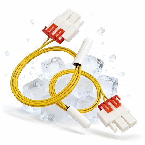 2 Pack Replacement for Samsung DA32-10104N Refrigerator Temperature Sensor | 2 Pcs DA32-10104V, AP4979323, PS4138666, AP4979323, 2030330 Sensor for RF263BEAESR, RF28HMEDBSR, RS25H5111SR and RF263BEAEBC in Kuwait