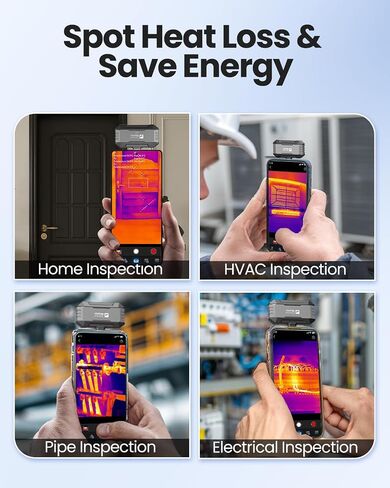 Thermal Master P1 مع محول من النوع C إلى Lightning، وكاميرا حرارية لأجهزة iPhone وAndroid in Kuwait