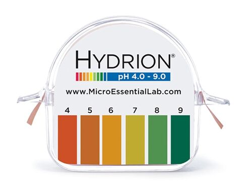 Micro Essential Lab 151 موزع ورق اختبار درجة الحموضة واسع النطاق من البوليسترين هايدريون، نطاق 4 - 9 درجة حموضة in Kuwait