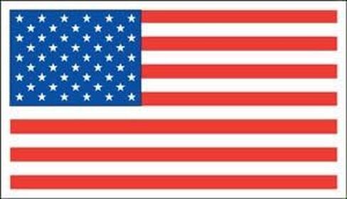 Decals, Home Décor, & More NI411 American Flag Car Magnet | 5-Inch by 3-Inch in Kuwait