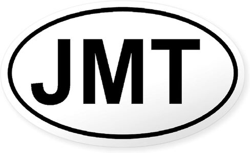 ملصق CafePress John Muir Trail (JMT) ملصق على الطراز الأوروبي ملصق بيضاوي ممتص الصدمات للسيارة in Kuwait