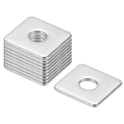 PATIKIL M10x30x2mm Square Washers, 36pcs Square Plate Washers Square Strut Washer Bearing Plate 304 Stainless Steel Flat Pad Spacer Hardware Fastener Nut Bolt Gasket in Saudi Arabia