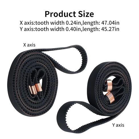FYSETC Replacement Parts for Anycubiic Kobra 3Max: X Y Axis Timing Belt Kit Strong Rubber Drive for 3D Printer Kobra 3 Max Fast Printing in Kuwait