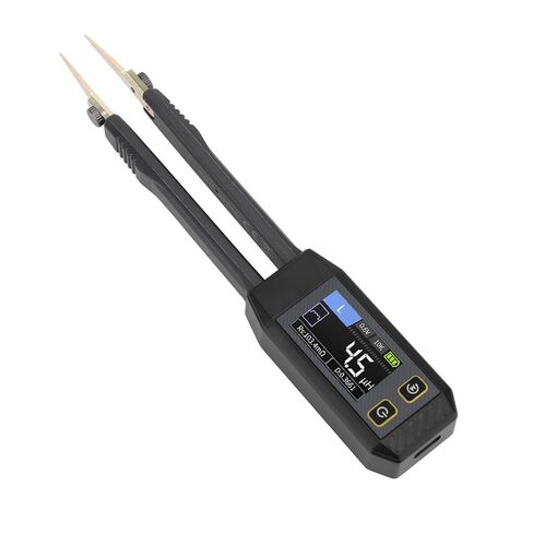 جهاز اختبار ViaGasaFamido الرقمي SMD، ملقط السعة مع شاشة ملونة 1.14 بوصة لاختبار مكثف المقاوم، تردد 100 هرتز - 10 كيلو هرتز، مستويات 0.3 فولت - 0.6 فولت، مثالي للمهندسين والفنيين in Kuwait