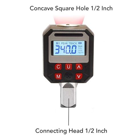 Naroote 1 2 بوصة محول عزم الدوران الرقمي CRV الصلب عزم الدوران وجع محول 17 340Nm شاشة ملونة الصوت ضوء تنبيه تخزين البيانات لميكانيكا إصلاح السيارات in Kuwait