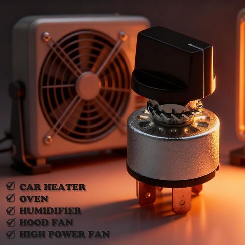 2 حزم مفتاح دوار 4 موقف 3 سرعة مروحة التبديل، 12A / 250V المعادن مروحة سخان سرعة محدد التبديل مع محطات الإناث in Kuwait