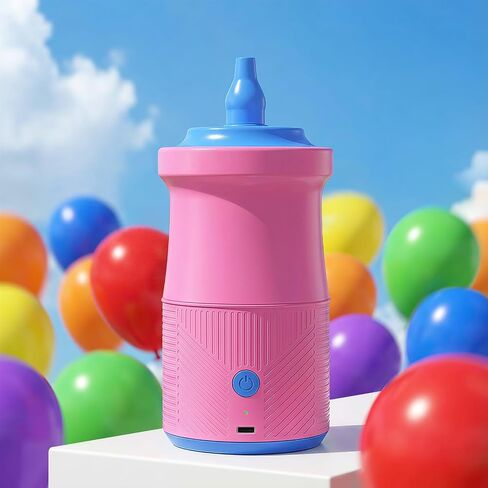 Denkee Balloon Pump Electric, Rechargeable Cordless Balloon Air Pump Portable for Long, Round and Foil Balloons, Electric Balloon Inflator Blower Machine for Decorations, Outdoor, Sports, Party in Saudi Arabia