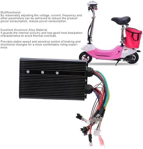 ZJchao 72V 80A 5000W Electric Bike Controller for E-Scooter & – Aluminum Alloy Heat-Dissipating Design, Stable Speed Control, Compatible with BLDC Motors in Kuwait