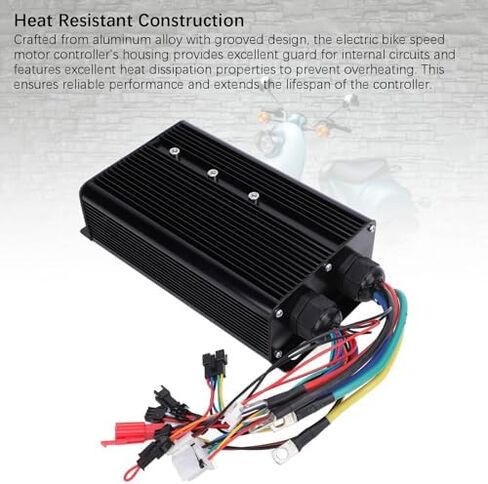 ZJchao 72V 80A 5000W Electric Bike Controller for E-Scooter & – Aluminum Alloy Heat-Dissipating Design, Stable Speed Control, Compatible with BLDC Motors in Kuwait