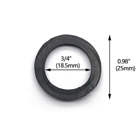 NGe 50 PCS Black Rubber O-Ring Seals, 3/4-inch, For Water Pipe Connector Replacement in Kuwait
