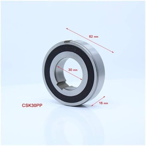 TMP1105 CSK30PP 1 قطعة براثن تحمل اتجاه واحد 30x62x16 مللي متر مع Keyway CSK6206PP محامل قابض العجلة الحرة CSK206PP in Kuwait