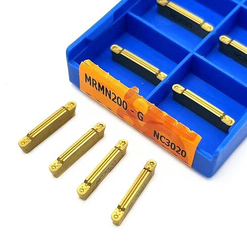 10 قطعة MRMN200 MRMN300 MRMN400 PC9030 NC3020 NC3030 كربيد مخرطة CNC القاطع MRMN أدوات الفراق والحز (MRMN200 G NC3020) in Kuwait