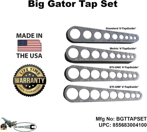 مجموعة صنبور Big Gator - مجموعة مكونة من 4 قطع - أدوات Big Gator V-TapGuides in Kuwait