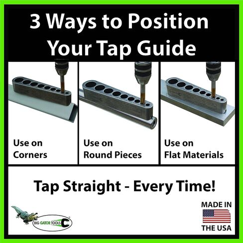 مجموعة صنبور Big Gator - مجموعة مكونة من 4 قطع - أدوات Big Gator V-TapGuides in Kuwait