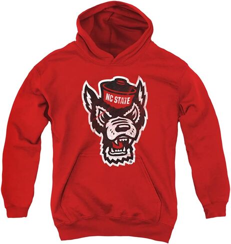 North Carolina State University Official Distressed Primary Youth Kids Boy/Girls Pull-Over Hoodie Sweatshirt in Kuwait