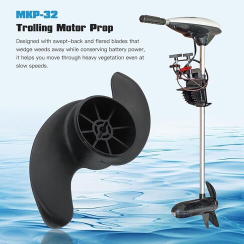 New MKP-32 Trolling Motor Prop Fit for Minn Kota Endura 46, 50, 55; Endura C2 50, 55; Endura Max 50, 55, Fits 3-5/8" Motor Diameter, Replaces ‎2091160 1378131 1865017 in Kuwait