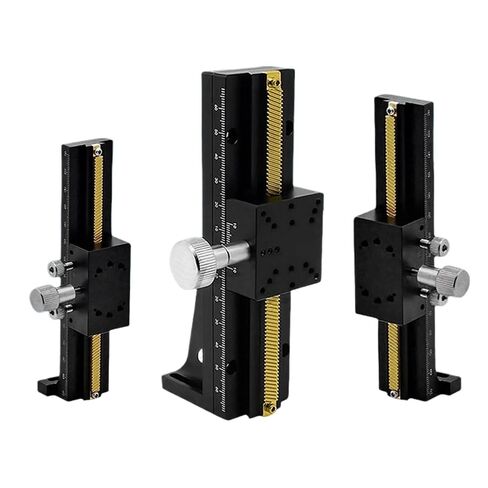 Z-axis Dovetail Groove Sliding Table Manual Vertical Displacement E-EIM61/62-L80/100/150/200 1Pcs(E-EIM61-L100) in Kuwait
