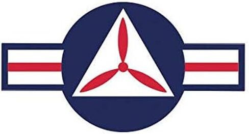 United States Air Force USAF Civil Air Patrol Roundel Sticker Decal Vinyl 5" Bumper Locker Laptop Window - Sticks to Any Surface_AB in Kuwait