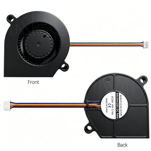 2 PK لـ Flashforge Adventurer 5M/5M Pro/AD5X 5015 مروحة منفاخ 24 فولت 9000 دورة في الدقيقة محمل كروي مزدوج، مروحة تبريد طارد مطورة للطباعة عالية السرعة، 40.000+ ساعة MTBF، بديل لـ Ad5M Hotend in Kuwait