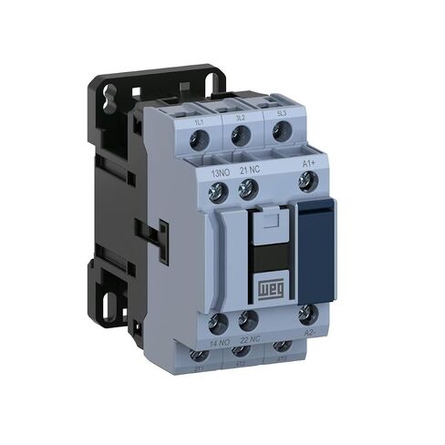WEG CWB18-11-30D02 قواطع كهربائية 18A 24VAC ملف 3NO | 1NO 1NC جهة اتصال مساعدة، إنهاء لولبي، معتمد من CE وculus، نوع الملف المغناطيسي، متوافق مع 50/60 هرتز in Kuwait