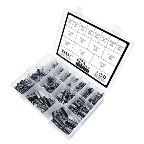 15 القيم 25V مُكثَّف كهربائيًا 10 فائق التوهج 22 فائق التوهج 33 فائق التوهج 47 فائق التوهج 100 فائق التوهج 220 فائق التوهج 330 فائق التوهج 470 فائق التوهج 680 فائق التوهج 1000 فائق التوهج 2200 فائق التوهج 3300 فائق التوهج في خط مكثفات الألومنيوم مجموعة (2 in Kuwait